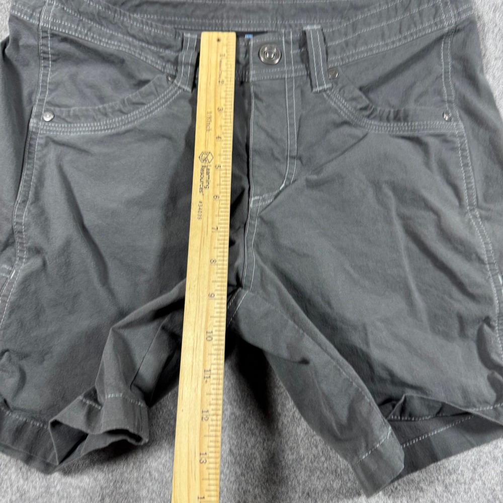 KUHL Shorts Womens 6 Gray Splash Cargo Hiking Outdoor Utility Cotton Blend 7in - Picture 8 of 11